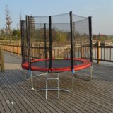 Trampoline with Ladder Outdoor Round Trampolines (8ft)