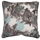 Cotton/Linen Cushion Cover with Flower Printing (LN017)