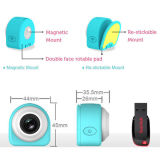 1080P Re-Stickable WiFi Sports Action Camera with Remote Control