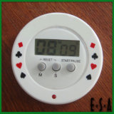 Simple Round Shape Digital Countdown Timer, Hot-Sell Plastic Round Shape Digital Stopwatch/Timer G20b157