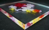 Acrylic Cubic with Real Flower in It
