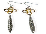 925 Solid Silver Fashion Jewellery Earrings (Se0087)