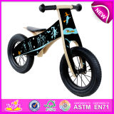 Fashion Wooden Balance Bike for Kids, Modern Children Wooden Bike Toy, Best Quality Wooden Bike Set Toy for Baby W16c096
