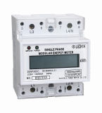 Single Phase Electronic DIN-Rail Energy Meter (Ddm100sc-LCD Display)