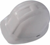 White HDPE Safety Helmet in Special Rib with CE Certificate