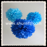 Mixed Size and Color Paper Pompom