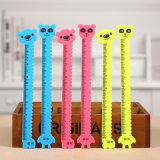 Plastic Ruler Cute Cartoon Students Learning Stationery