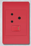 South America 1 Gang 16A Switched Socket