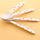 Disposable Wooden Tableware Smaill Ice-Cream Spoons