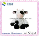 Soft Plush Black and White Dairy Cattle Stuffed Baby Toy