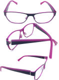 Classic Metal and Acetate Optical Frame Eyeglass and Eyewear (W008)