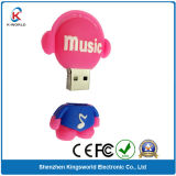 PVC Music People USB Flash Disk