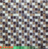 4mm Dark Emperador Mix Glass Mosaic Decoration (KSL135134)