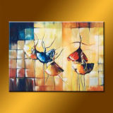 Modern Abstract Ballet Dancers Painting for Decor