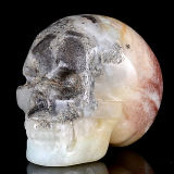 Resin Custom Amazonite Skull Head Crafts (0A13)