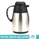 Plastic Handle Steel Coffee Jug with Glass Liner 1.0L