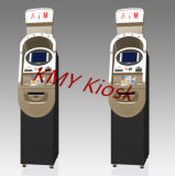 Free Standing Deposit and Withdrawl ATM Kiosk with Metal Encrypted Pin Pad