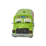 Bus Shape Promotioal Gift Ceramic Wholesale Coin Bank Money Collections