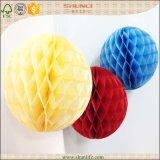 Tissue Paper Christmas Hanging Honeycomb Decoration