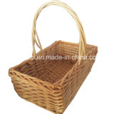 High Quality Handed Rectangle Weaved Wicker Basket