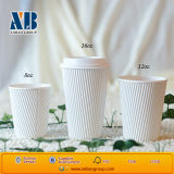 White Ripple Wall Paper Cup for Coffee