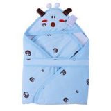 100% Cotton Lovely Bear Baby Hooded Towel (DR-HT-004)