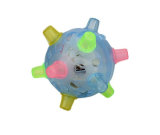 Flashing Plastic Toy Dancing/Jumping Ball with Light (WTY6036)