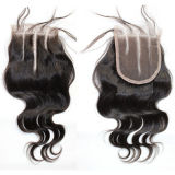 Top Grade Cheap Virgin Hair Bundles with Lace Virgin 3 Part Silk Base Lace Closure