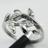 2015 Promotional Sales Stainless Steel Fashion Leaf Ring Jewellery