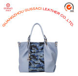 Wholesale Camouflage Printing Soft PU Women Tote Bag