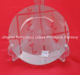 Clear Glass Plate for Decoration (JRRCLEAR0021)