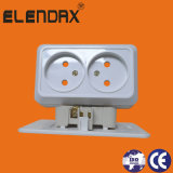 Europe Style Double 2 Pin Wall Socket Outlet (S1209)