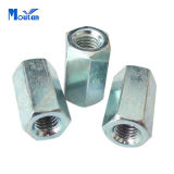 Zinc Plated Carbon Steel DIN6334 Hex Connecting Nuts