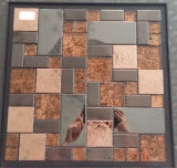 Glass and Metal Material Mosaic Wall Tile