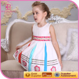 National Style Beads Embroidery Girls Dress, Children Clothing