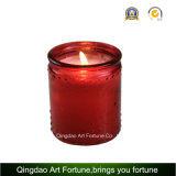 Dotted Faceted Design Glass Filled Candle Supplier