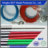 High Quality Coated Steel Wire Rope (7*7, 4.0mm-6.0mm)