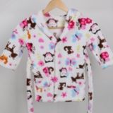 Cute Baby Pajamas Kids Nightgown Children Bedgown Cozy Sleepy Coat