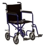 Aluminum Wheelchair Transport Wheelchair (Hz122-07-12)