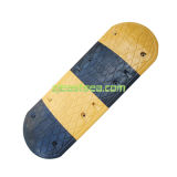 Black & Yellow Color Rubber Safety Speed Hump (DH-215)
