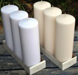2015 New Design of Pillar Candle/Color Pillar Candle/Church Pillar Candle
