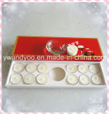 White Scented Soy Tealight Candle with Holder