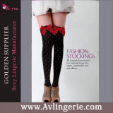 Ladies' Thigh High/Over Knee High Solid Opaque Socks (WZ01-025)