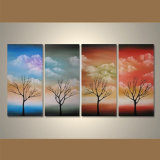 Modern Tree Season Oil Painting for Sale