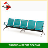 Green Color 5 Seater Chrome Airport Chair, Public Seating (T-A05)