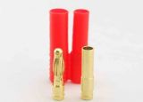 4.0mm Gold Plated Connector with Red Plastic Housing