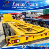 Heavy Duty Tank Container Transporting Low Bed Trailer