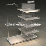 Acrylic Island Hanging Clothes Display Stand