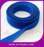 Blue Color All-Purpose Utility Double Sided Velcro Hook Loop Fastener