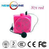 Mini Portable Waistband Voice Booster Amplifier N71 Red